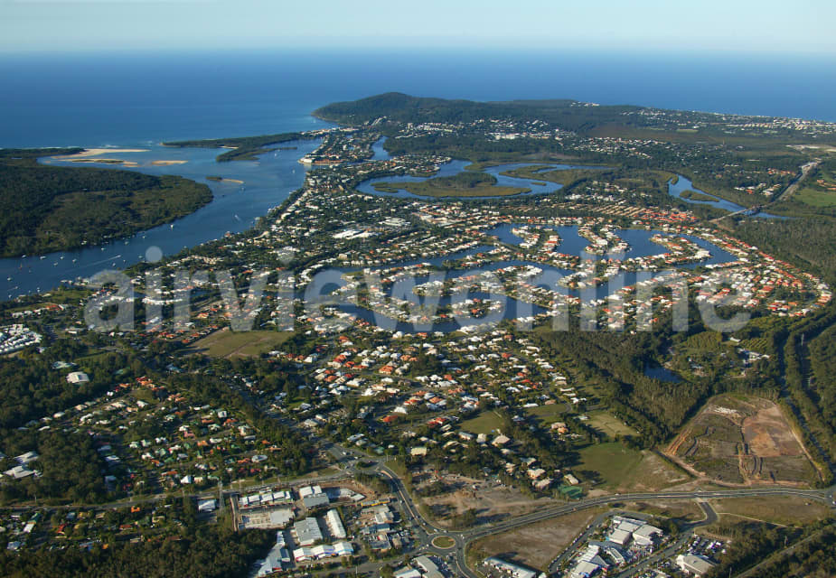 Aerial Image of Noosaville to Noosa Heads, QLD