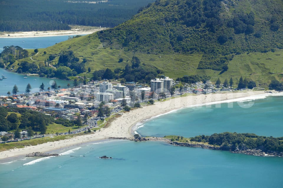 Aerial Image of Main Beach and the Mount