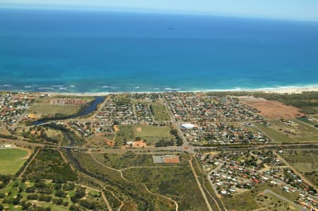 Aerial Image of SUNSET BEACH, GERALDTON