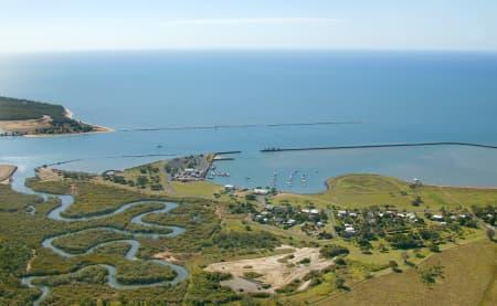Aerial Image of BURNETT HEADS BOAT HARBOUR