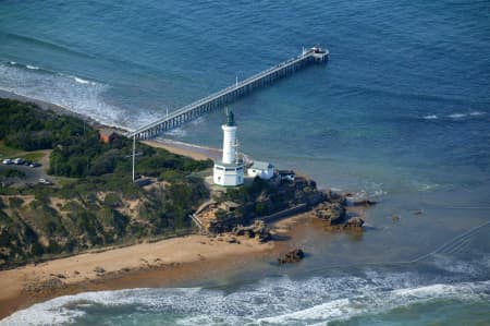 Aerial Image of POINT LONSDALE LIGHTHOUSE