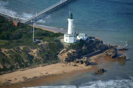 Aerial Image of POINT LONSDALE LIGHTHOUSE, VICTORIA