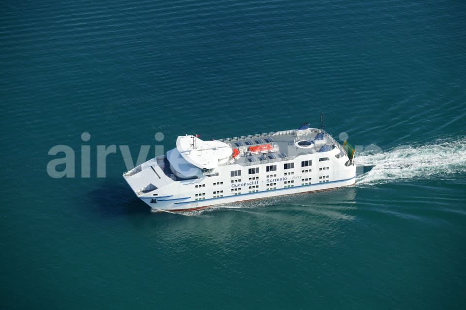 Aerial Image of Queenscliff Sorrento Ferry