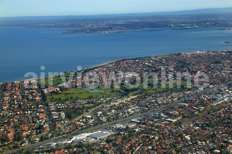 Aerial Image of Elwood to Port Phillip Bay