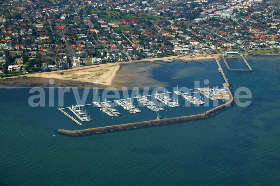 Aerial Image of Middle Brighton Pier