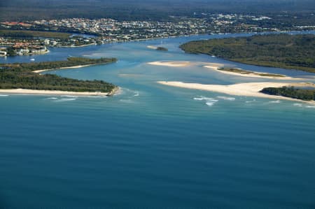 Aerial Image of NOOSA INLET, SUNSHINE COAST QLD