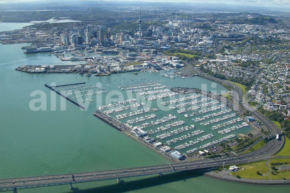 Aerial Image of Auckland CBD