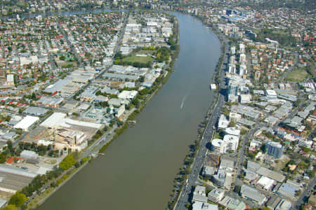 Aerial Image of BRISBANE RIVER