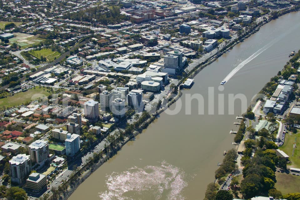 Aerial Image of River Cat on Brisbane River