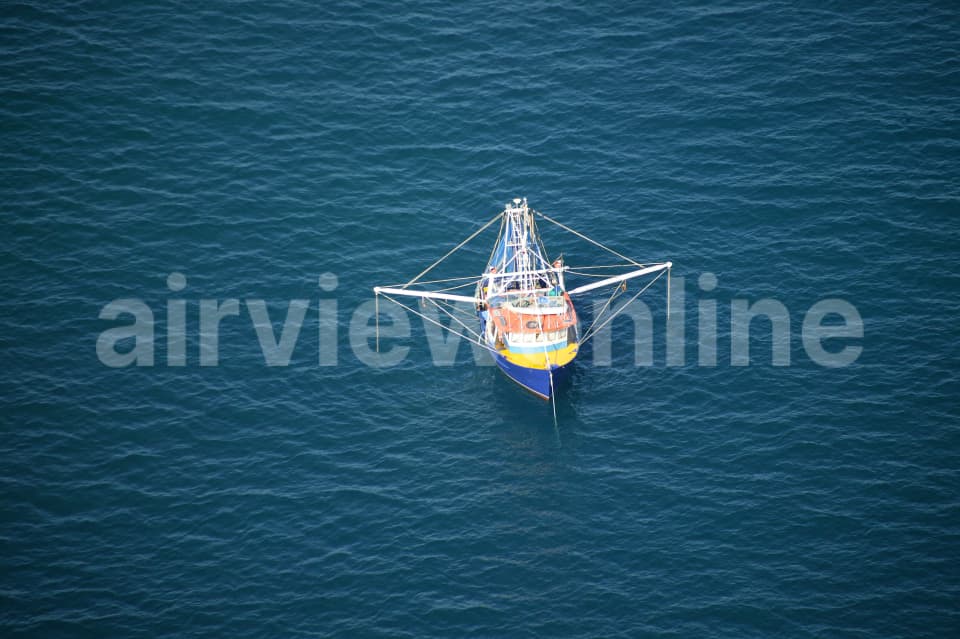 Aerial Image of Fishing Boat