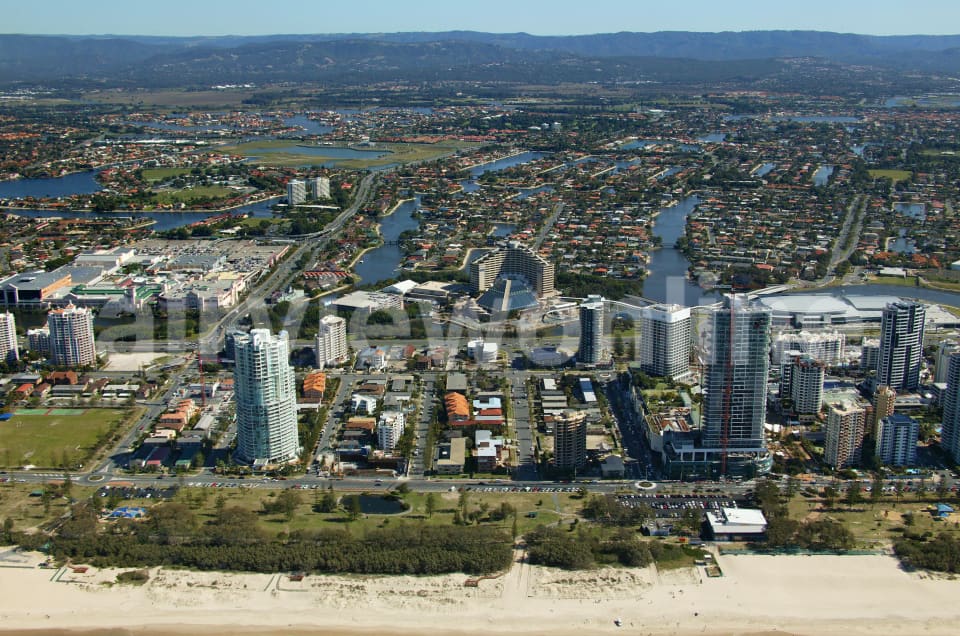 Aerial Image of Jupiters Casino and Broadbeach
