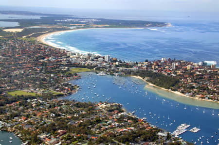 Aerial Image of BURRANEER AND CRONULLA