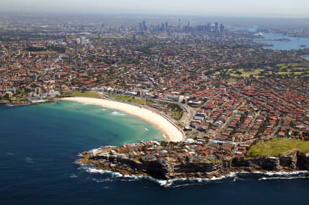 Aerial Image of BEN BUCKLER AND BONDI BEACH