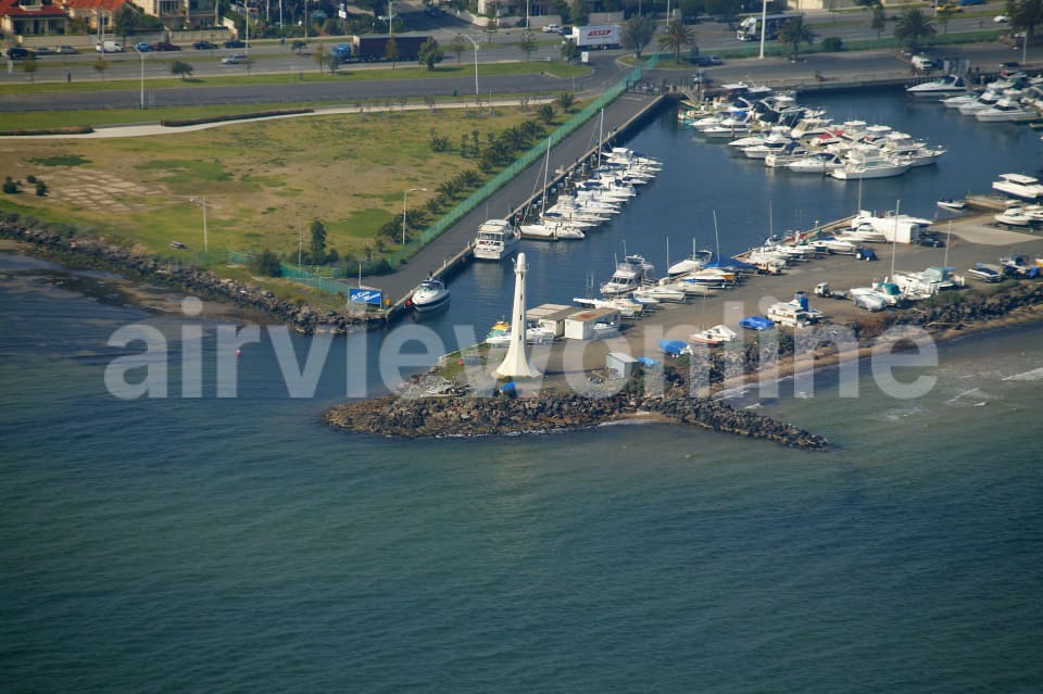 Aerial Image of St Kilda Marina, Melbourne, Victoria
