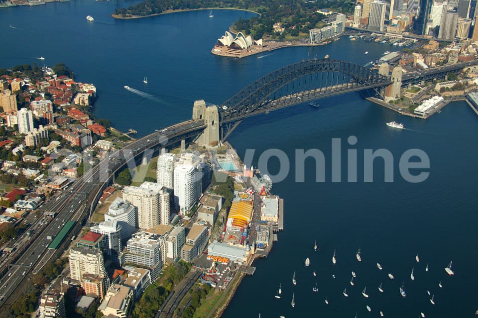 Aerial Image of Milsons Point and Kirribilli
