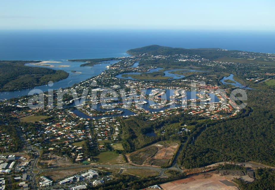 Aerial Image of Noosaville to Noosa Heads