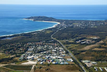 Aerial Image of CAPE BYRON FROM THE WEST
