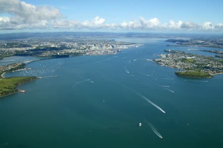 Aerial Image of AUCKLAND HARBOUR