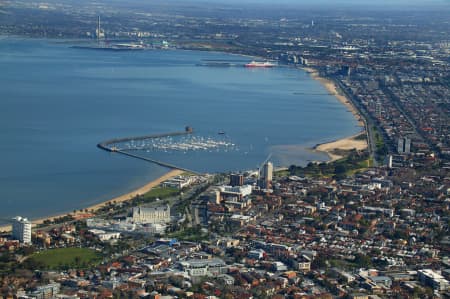 Aerial Image of ST KILDA TO PORT MELBOURNE