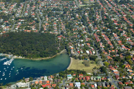 Aerial Image of NORTH HARBOUR RESERVE, BALGOWLAH