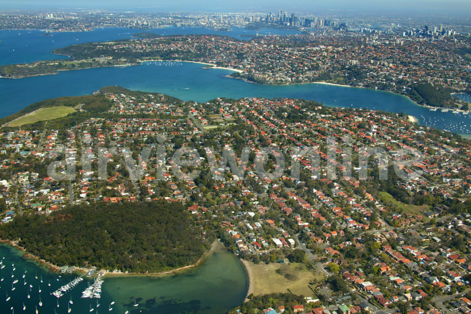 Aerial Image of Balgowlah Heights to Sydney