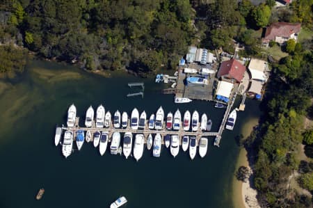 Aerial Image of ROSEVILLE BRIDGE MARINA