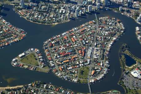 Aerial Image of CHEVRON AND CRONIN ISLAND.
