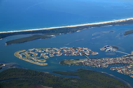 Aerial Image of SOVEREIGN ISLANDS AND PARADISE POINT.