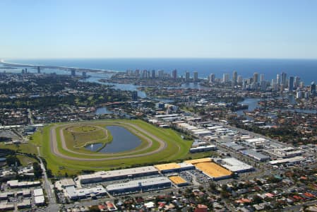 Aerial Image of BUNDALL RACECOURSE