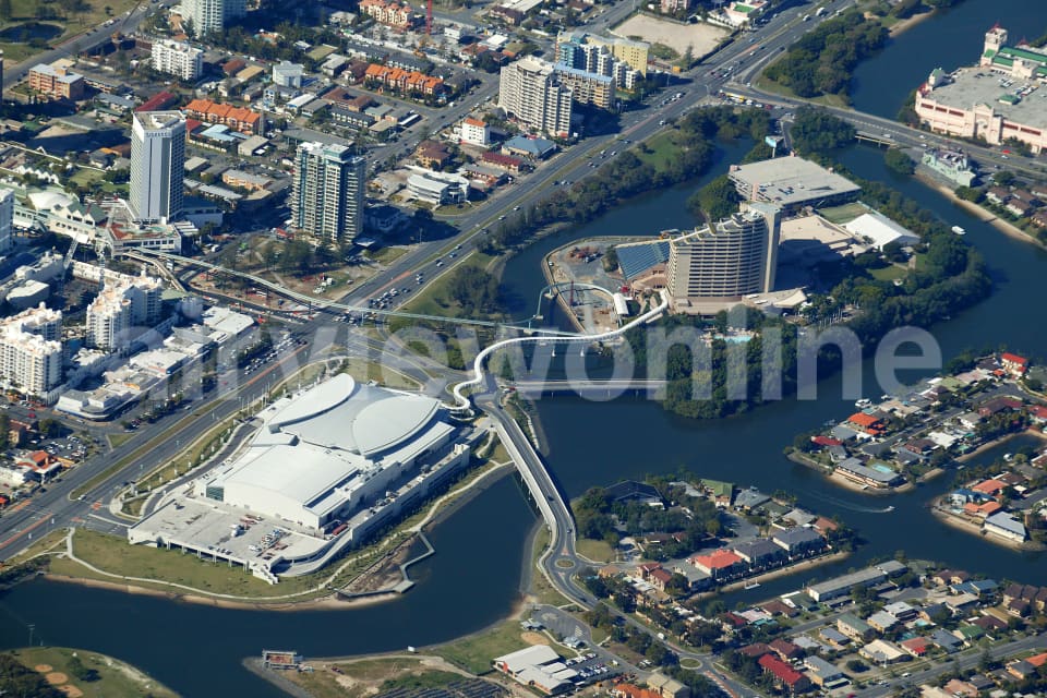 Aerial Image of Broadbeach Island and Jupiters Casino