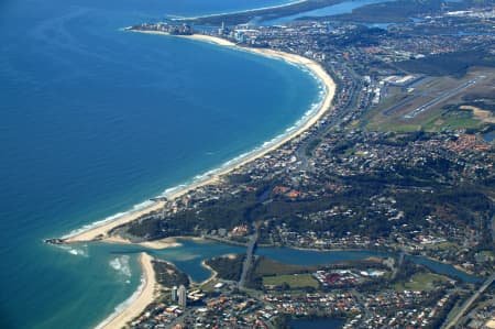 Aerial Image of CURRUMBIN TO COOLANGATTA.