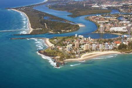 Aerial Image of TWEED HEADS AND FINGAL HEAD.