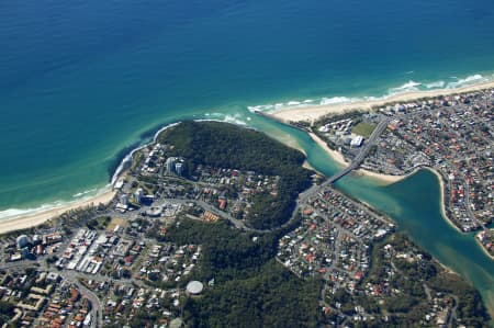 Aerial Image of BURLEIGH HEADS