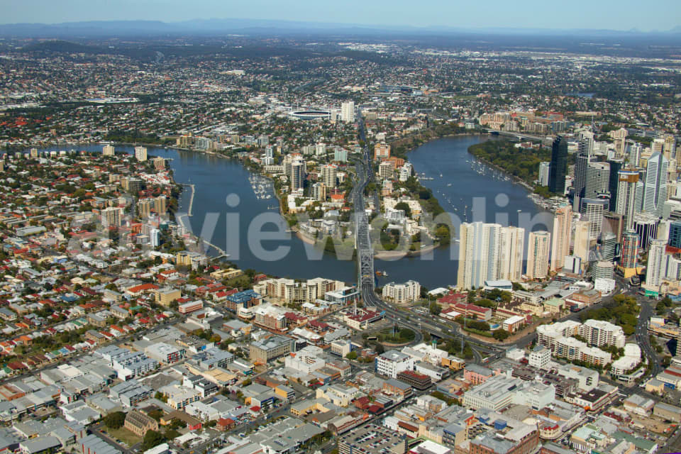 Aerial Image of Fortitude Valley to Kangaroo Point