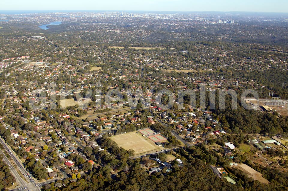 Aerial Image of Belrose to City