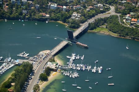 Aerial Image of SPIT BRIDGE OPENING