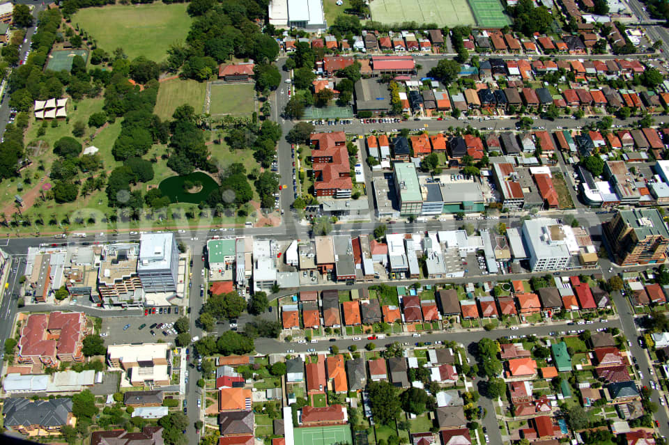 Aerial Image of Close up of Burwood