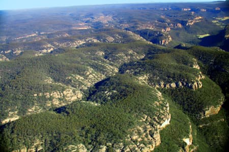 Aerial Image of BLUE MOUNTAINS NATIONAL PARK.
