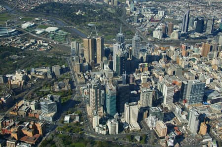 Aerial Image of MELBOURNE CBD