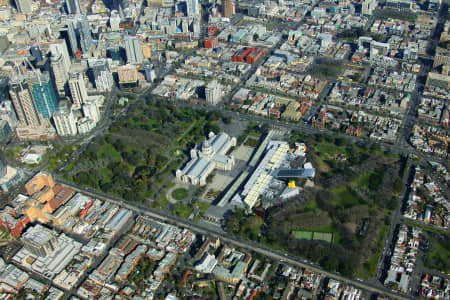 Aerial Image of CARLTON GARDENS MELBOURNE.