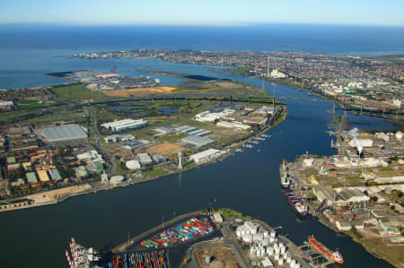 Aerial Image of COODE ISLAND TO PORT MELBOURNE.