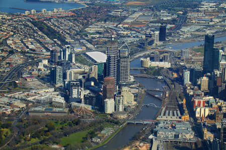 Aerial Image of SOUTHBANK MELBOURNE, VICTORIA
