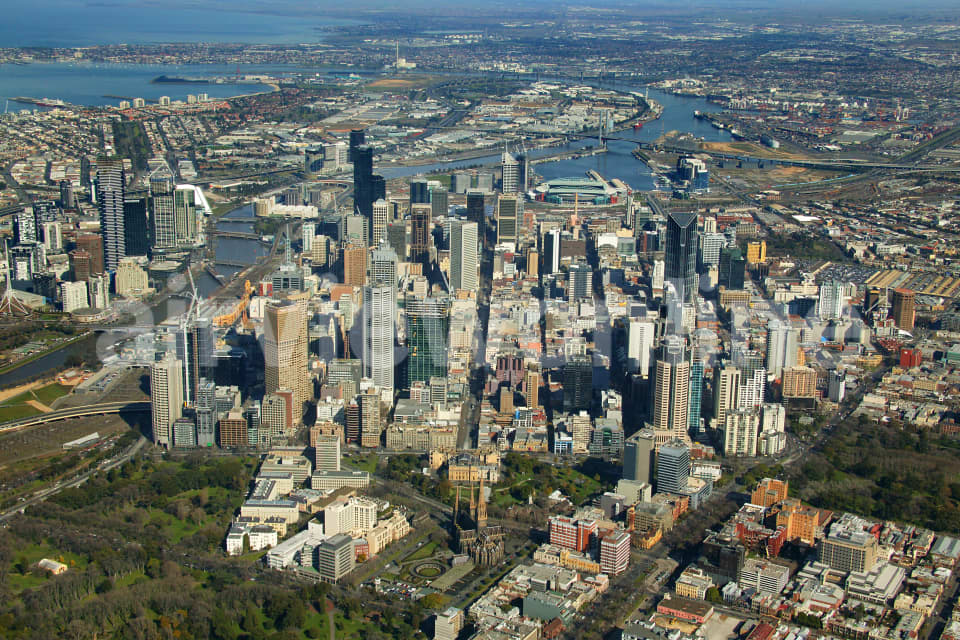 Aerial Image of Melbourne Aerial Photo