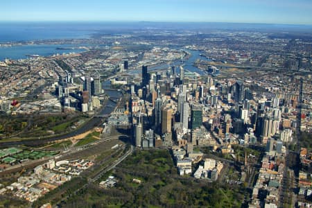 Aerial Image of MELBOURNE CBD