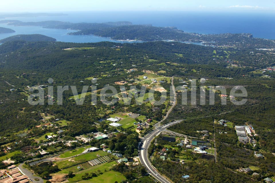 Aerial Image of Ingleside to Pittwater