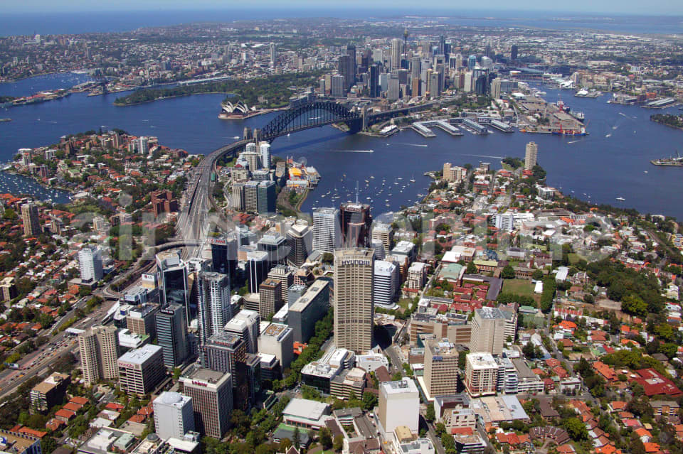 Aerial Image of North Sydney and McMahons Point