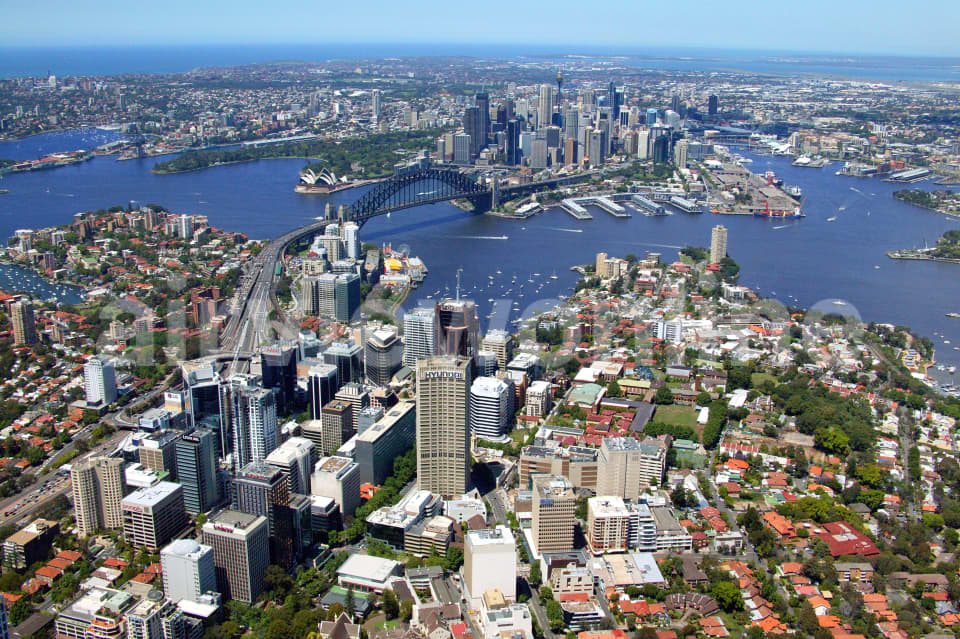 Aerial Image of North Sydney and McMahons Point