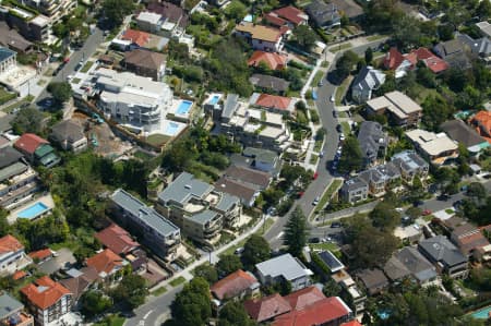 Aerial Image of CLOSE UP OF BELLEVUE HILL