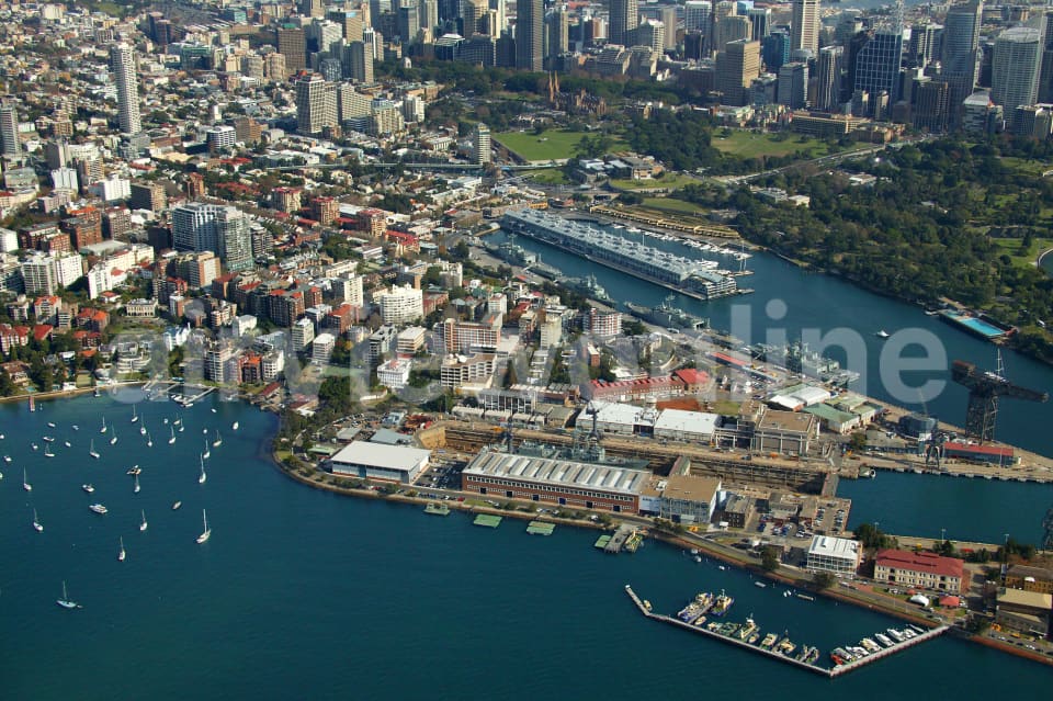Aerial Image of Potts Point and Woolloomooloo