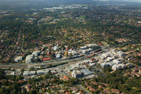 Aerial Image of EPPING TOWN CENTRE.